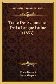 Couverture_Traite Des Synonymes De La Langue Latine (1853)