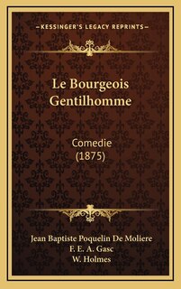 Couverture_Le Bourgeois Gentilhomme