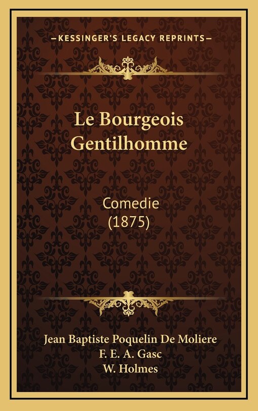 Couverture_Le Bourgeois Gentilhomme
