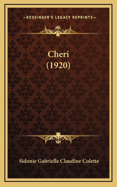Couverture_Cheri (1920)