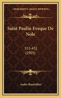 Couverture_Saint Paulin Eveque De Nole