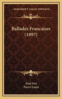 Front cover_Ballades Francaises (1897)
