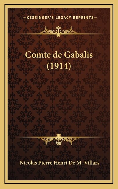 Front cover_Comte de Gabalis (1914)