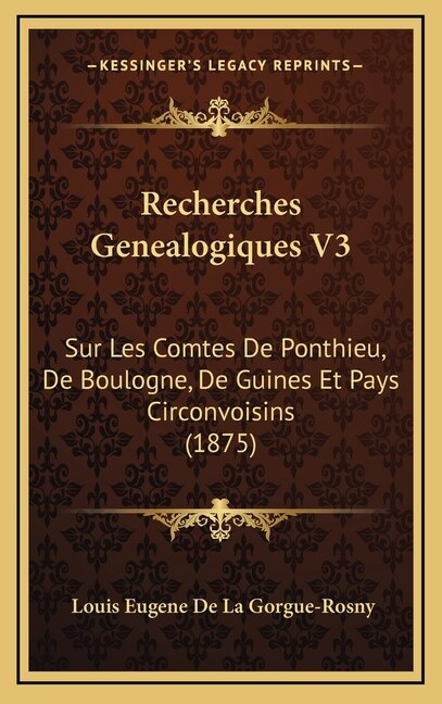 Couverture_Recherches Genealogiques V3