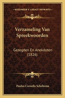 Front cover_Verzameling Van Spreekwoorden