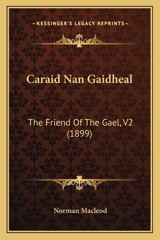 Front cover_Caraid Nan Gaidheal