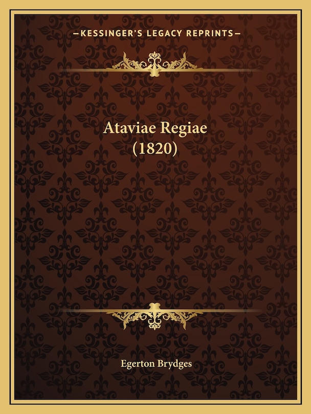 Front cover_Ataviae Regiae (1820)