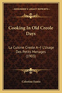 Front cover_Cooking in Old Creole Days