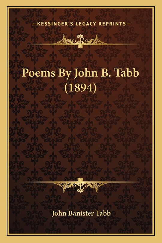 Front cover_Poems by John B. Tabb (1894)