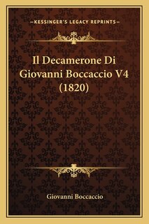 Front cover_Il Decamerone Di Giovanni Boccaccio V4 (1820)
