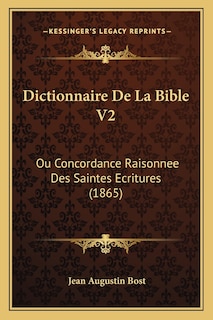 Front cover_Dictionnaire De La Bible V2