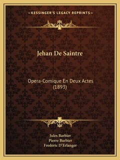 Front cover_Jehan De Saintre