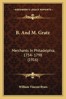 Front cover_B. And M. Gratz