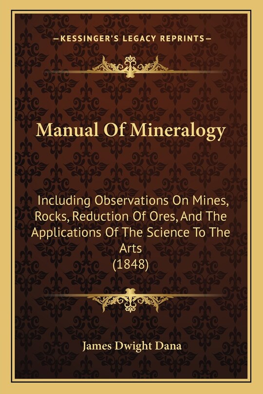 Front cover_Manual Of Mineralogy