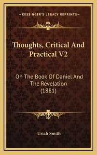 Front cover_Thoughts, Critical And Practical V2