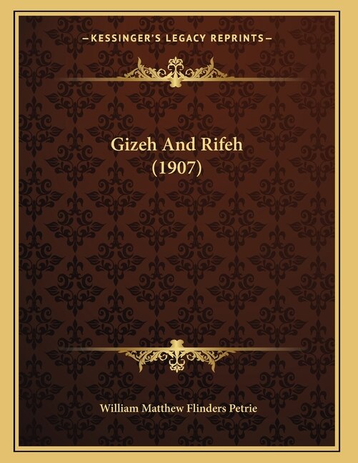 Couverture_Gizeh And Rifeh (1907)