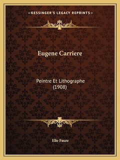 Front cover_Eugene Carriere