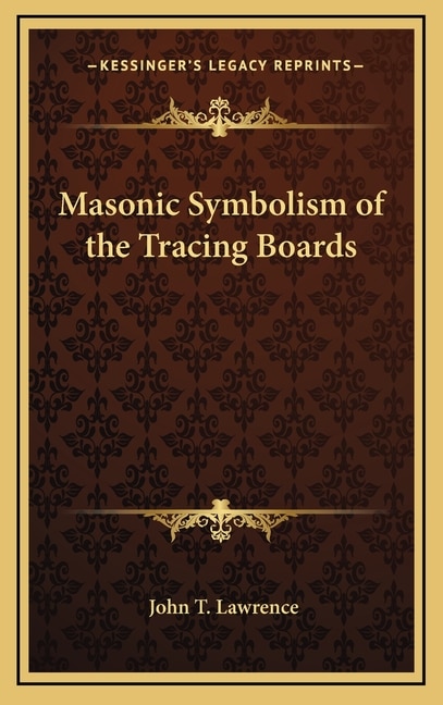 Front cover_Masonic Symbolism of the Tracing Boards