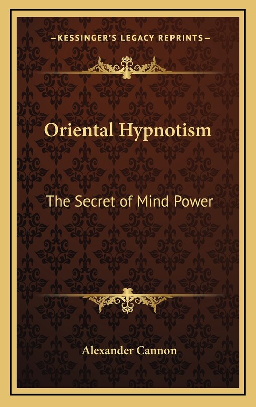 Front cover_Oriental Hypnotism
