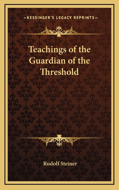 Front cover_Teachings of the Guardian of the Threshold