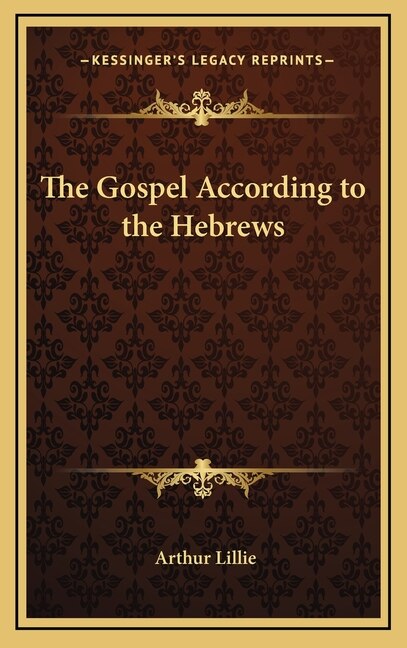 Couverture_The Gospel According to the Hebrews
