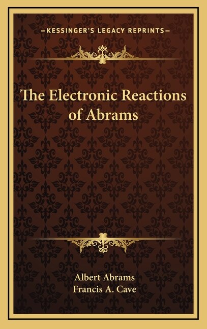 Front cover_The Electronic Reactions of Abrams