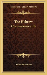 Front cover_The Hebrew Commonwealth
