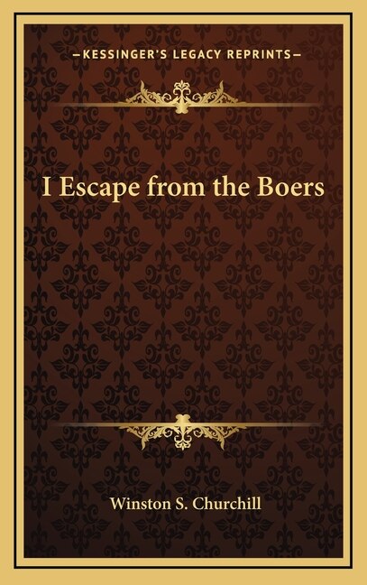 Front cover_I Escape from the Boers