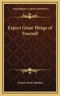 Front cover_Expect Great Things of Yourself