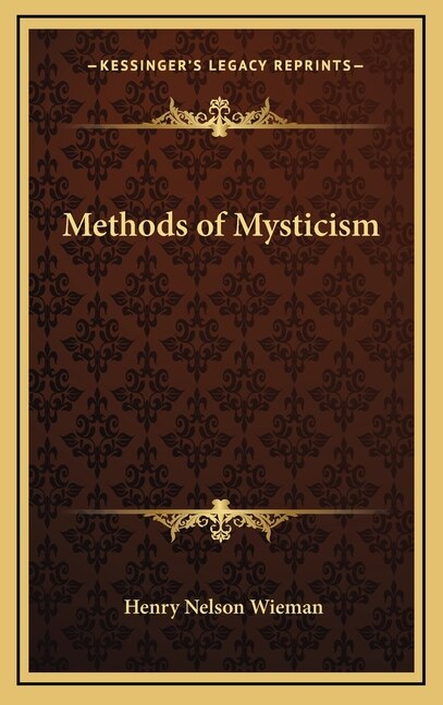 Couverture_Methods of Mysticism