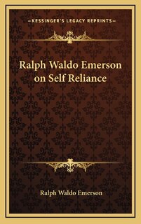 Couverture_Ralph Waldo Emerson on Self Reliance