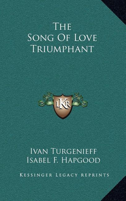 Front cover_The Song Of Love Triumphant