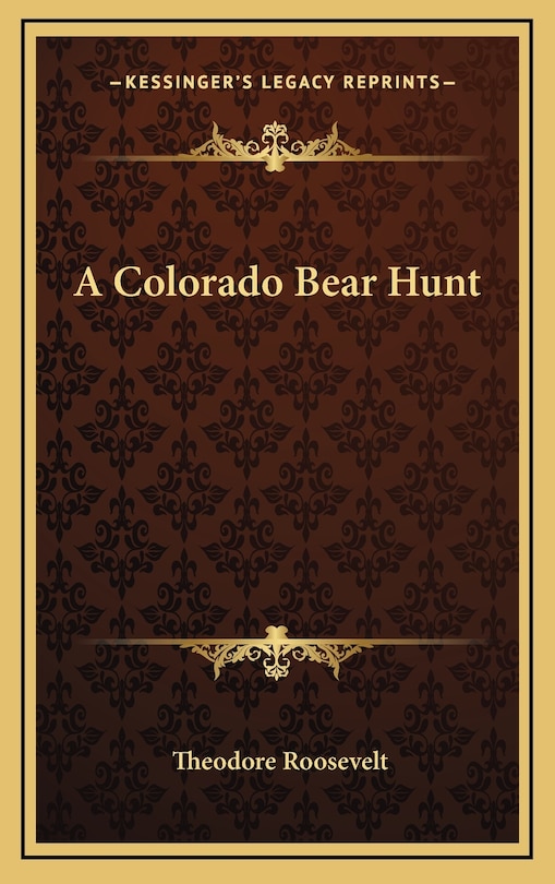 Couverture_A Colorado Bear Hunt