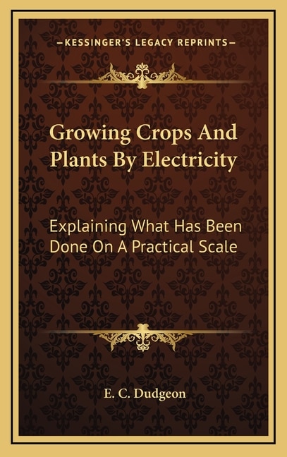 Couverture_Growing Crops And Plants By Electricity