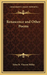 Front cover_Renascence and Other Poems