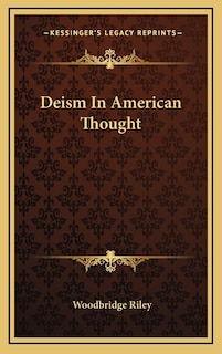 Front cover_Deism In American Thought