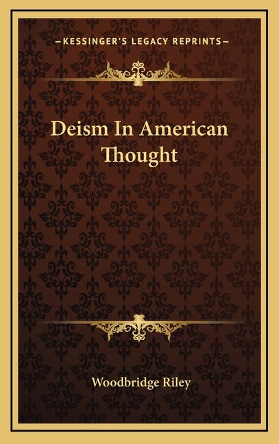 Front cover_Deism In American Thought