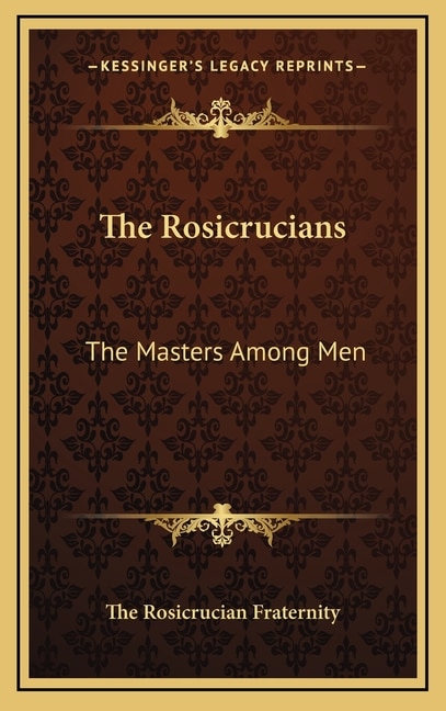 Front cover_The Rosicrucians