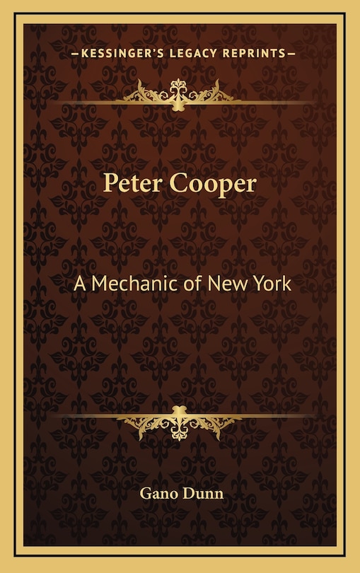 Front cover_Peter Cooper