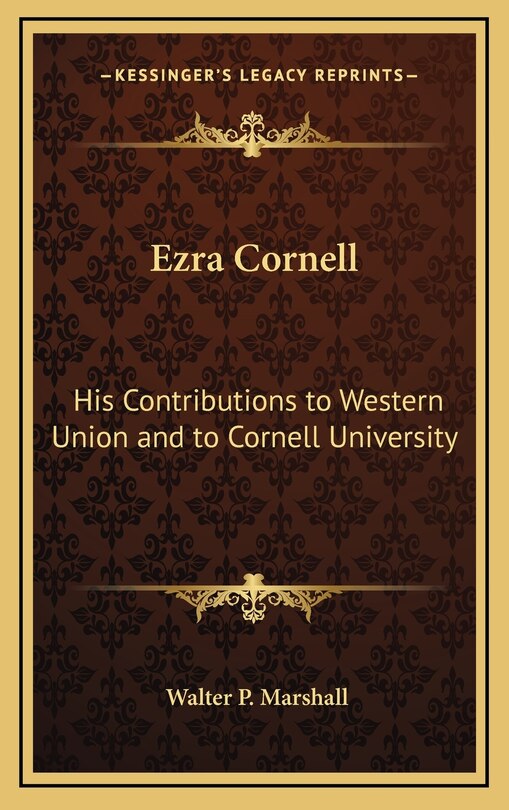 Front cover_Ezra Cornell