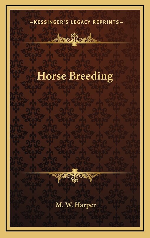 Front cover_Horse Breeding