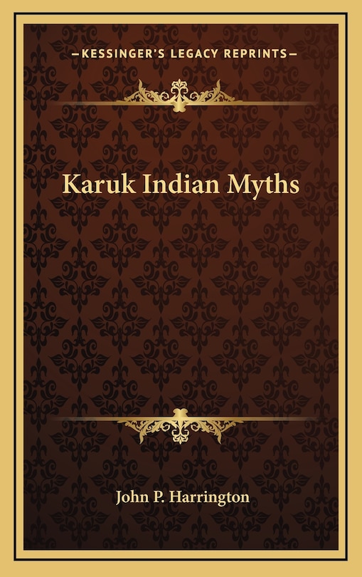 Front cover_Karuk Indian Myths