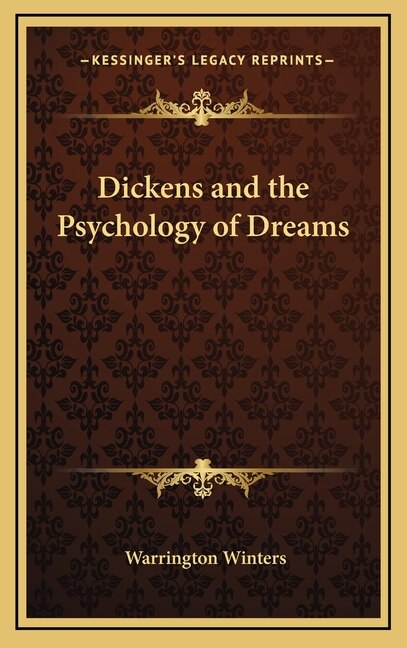 Front cover_Dickens and the Psychology of Dreams