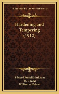 Couverture_Hardening and Tempering (1912)