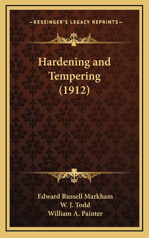 Couverture_Hardening and Tempering (1912)