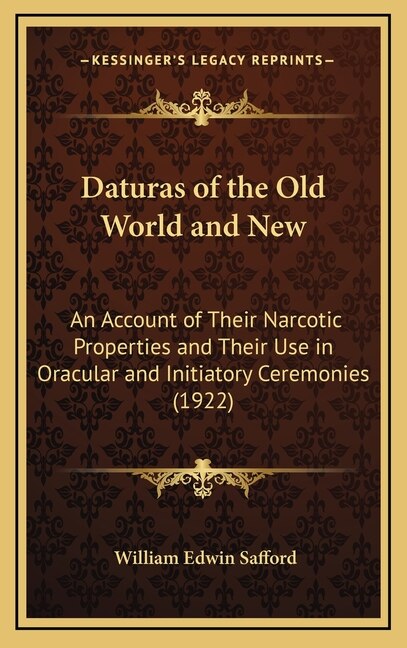 Front cover_Daturas of the Old World and New