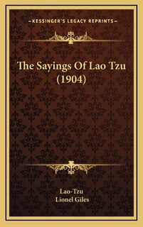 Front cover_The Sayings Of Lao Tzu (1904)