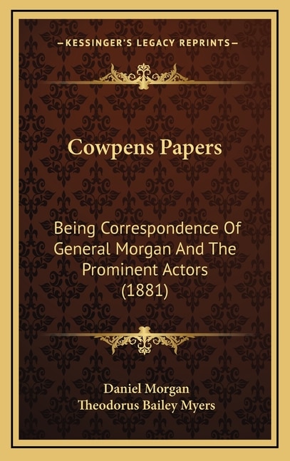 Couverture_Cowpens Papers