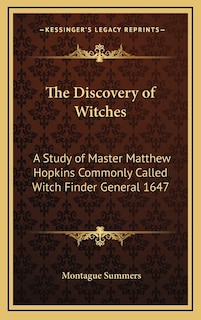 Front cover_The Discovery of Witches