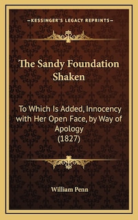 Couverture_The Sandy Foundation Shaken